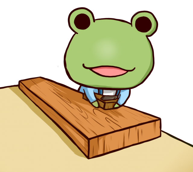 鉋削ってる所02