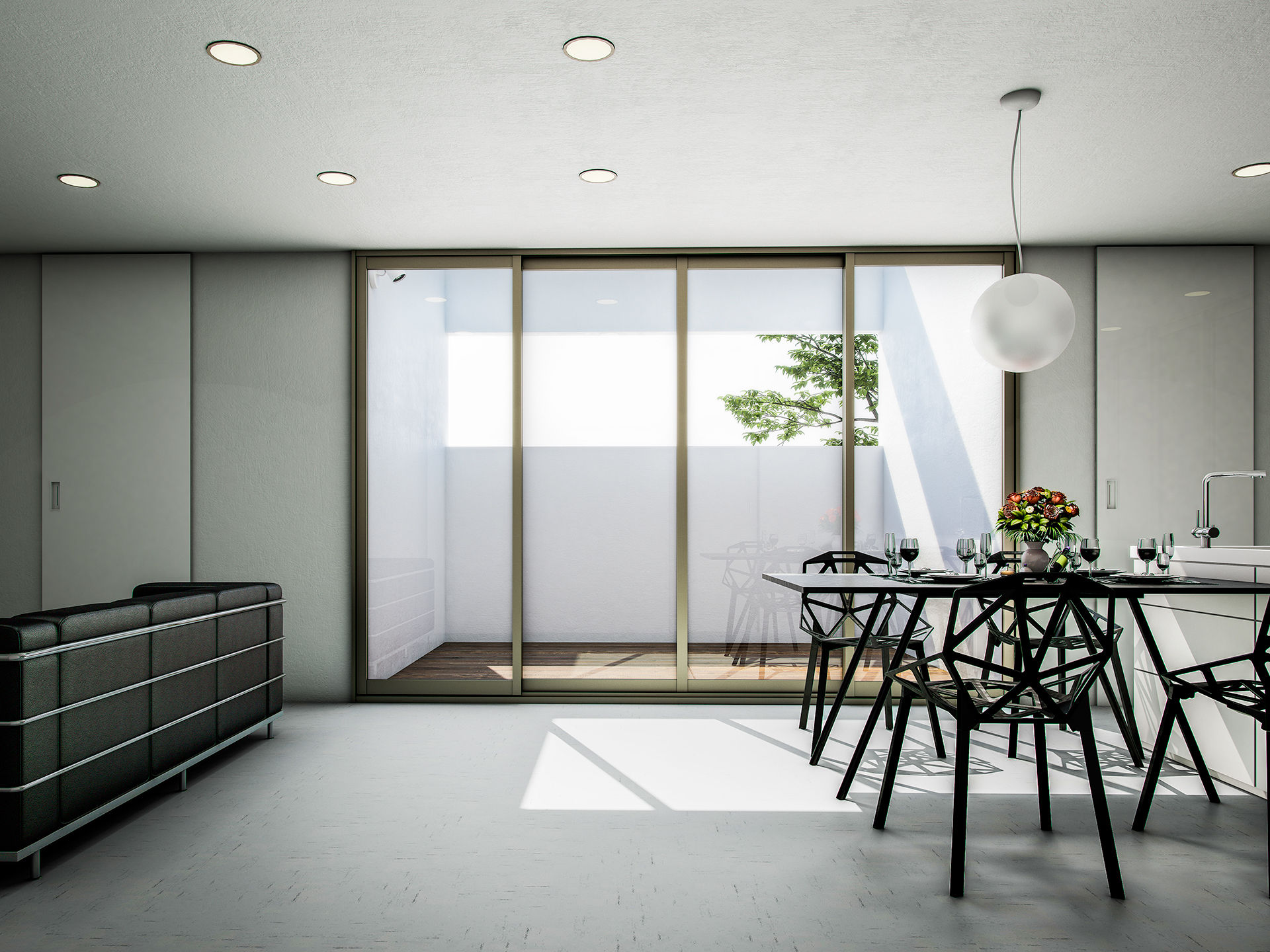 SIMPLE NOTE デザインプラン FLAT 内観イメージ